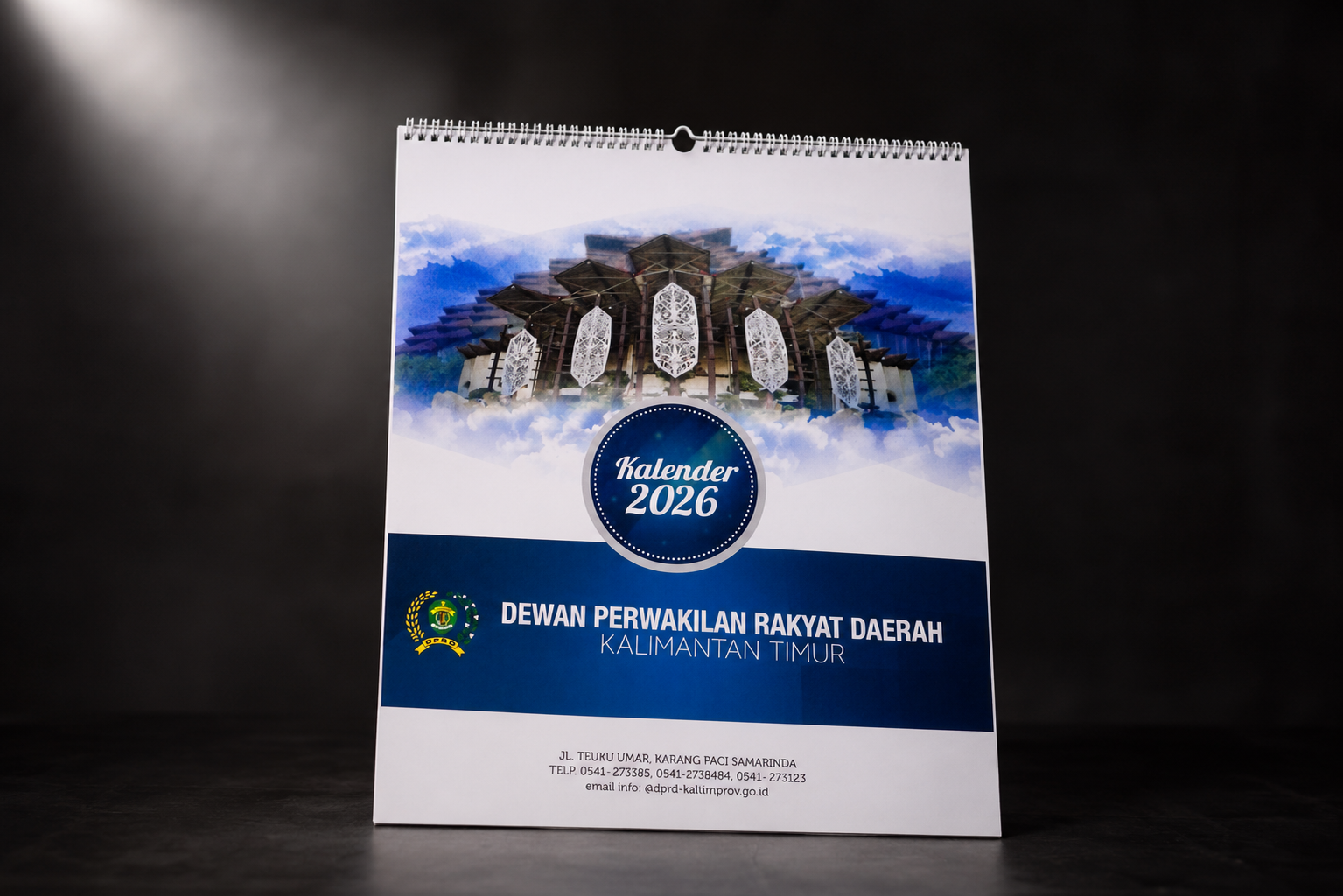 Kalender dinding DPRD Kalimantan Timur