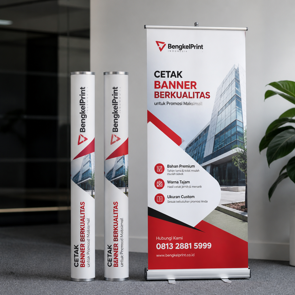 Cetak banner spanduk outdoor indoor Jagocetak Surabaya