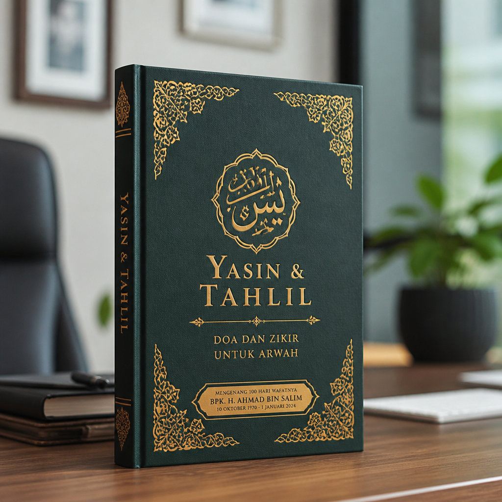 Cetak buku yasin custom premium