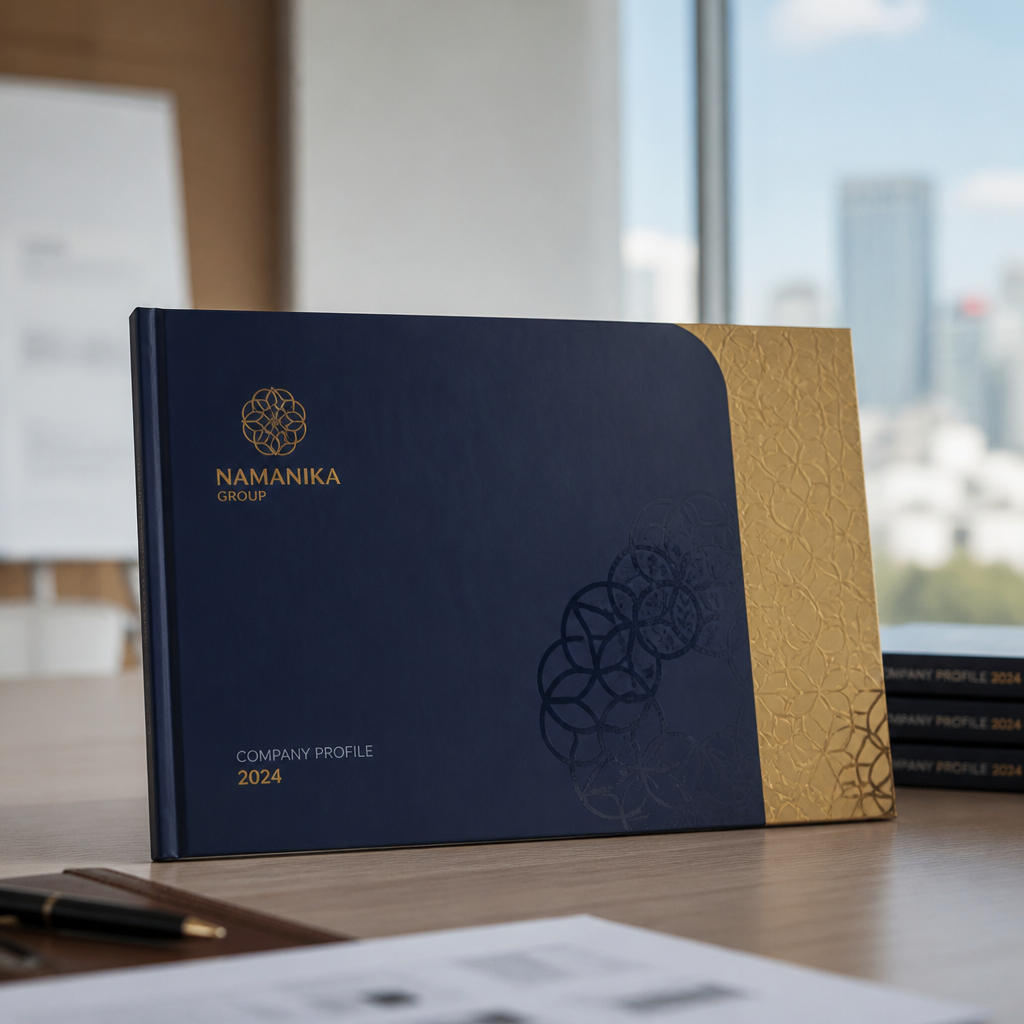 Cetak Company Profile — hasil cetak asli Jagocetak.id
