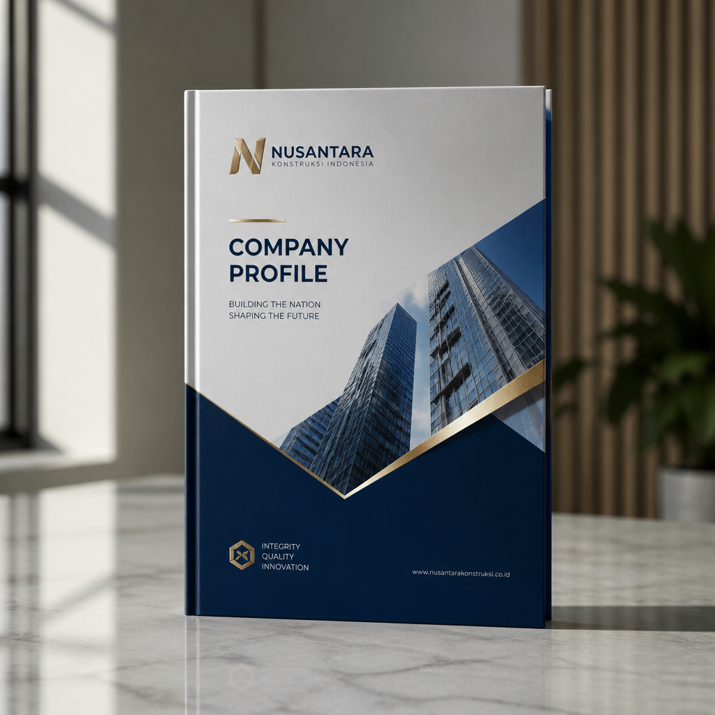 Jasa cetak company profile premium Jagocetak.id Surabaya
