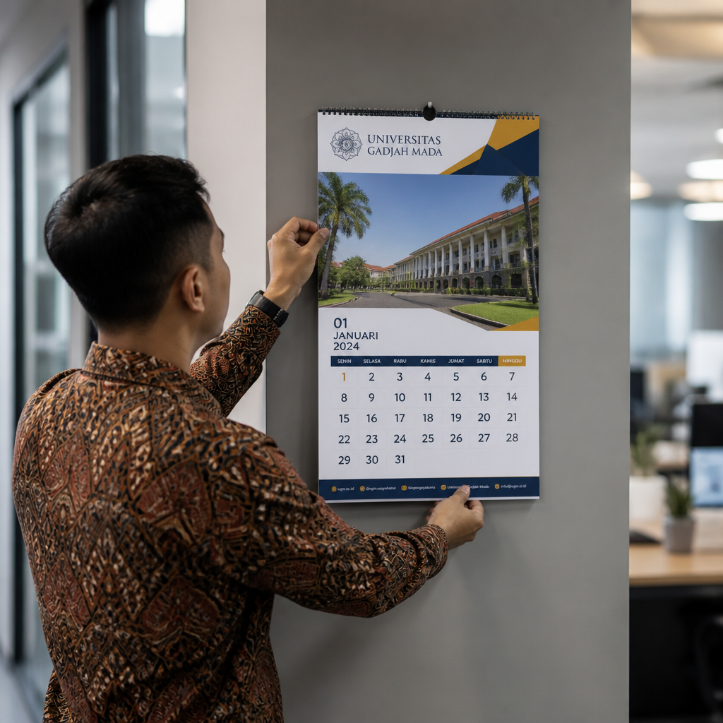 Cetak kalender meja dinding custom perusahaan Jagocetak Surabaya — foto 6