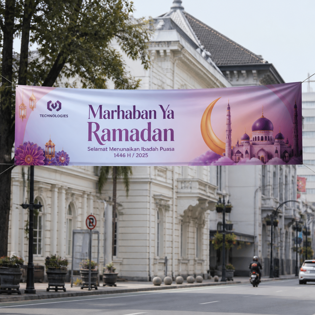 Cetak banner spanduk outdoor indoor Jagocetak Surabaya — foto 7